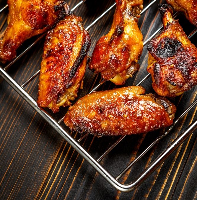 hot grilled wings