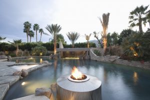 heat pool and outdoor space