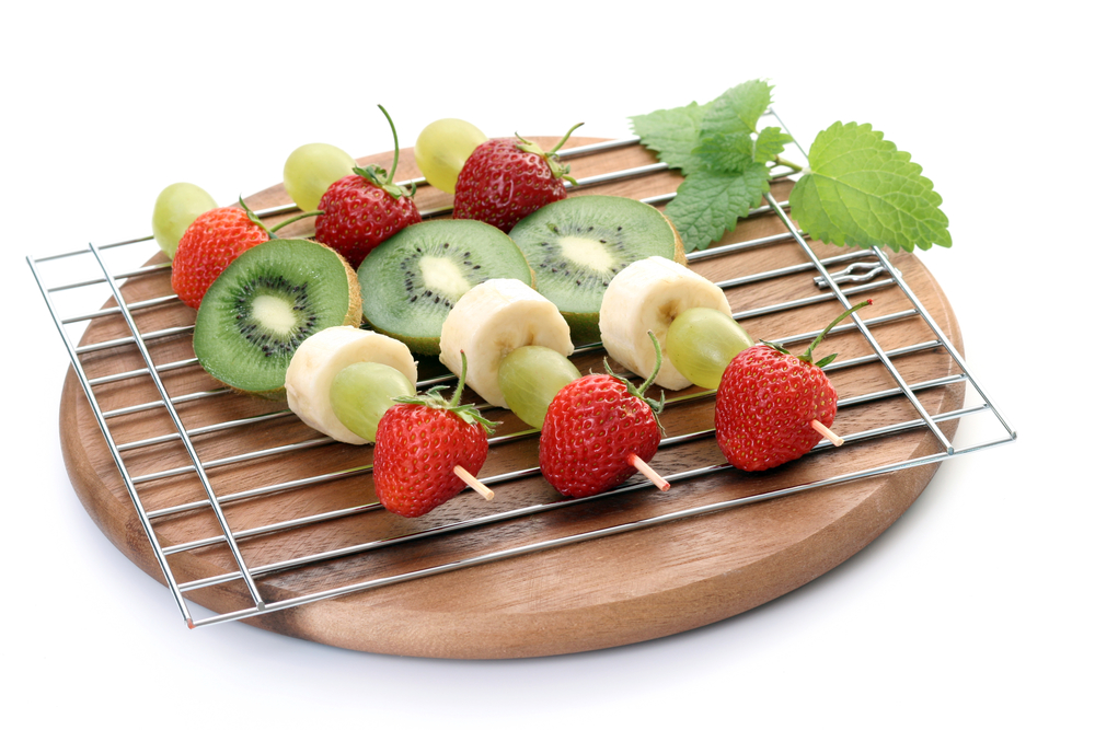 healthy grilled fruits 