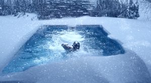 hot tub use in winter